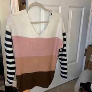 Blue-B V-neck sweater Size S/M